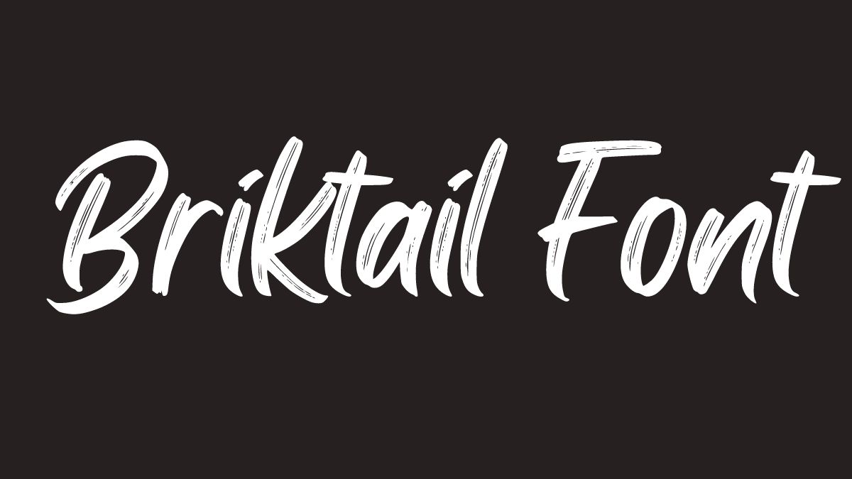 briktail font