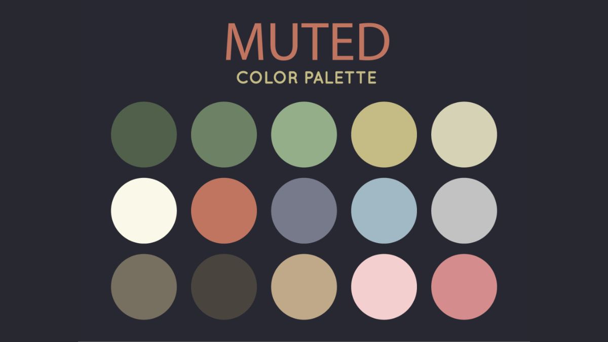 muted colors